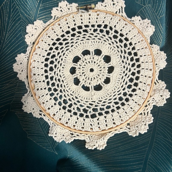 Hand Crafted Other - Handmade Crochet Vintage Doily Wall Art